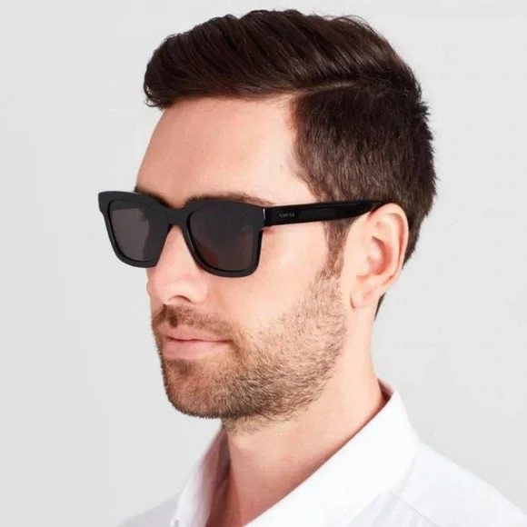 New- 💯 Authentic Gucci Smoke Square Men's Sunglasses GG0001SN 001